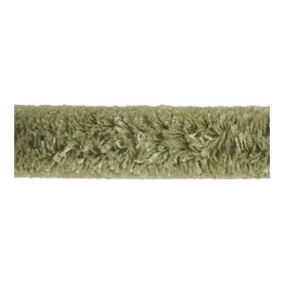 Schumacher x Neisha Crosland Tuft Braid Tape in Olive For Sale