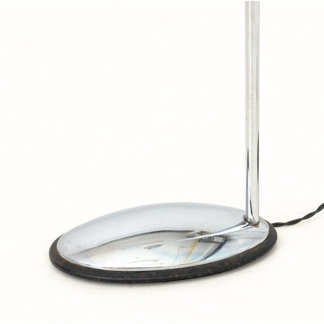 Lareico Italian Modern Chrome Floor Lamp For Sale - Image 4 of 6