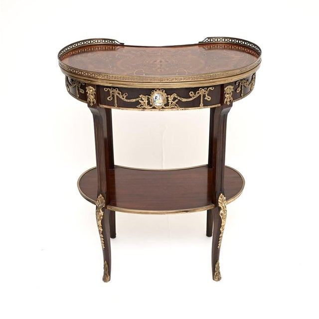 1950s French Kidney Side Table, 1950s For Sale - Image 5 of 12