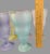 Late 20th Century Vintage Frosted Pastel Multicolored Ice Cream Sundae Dessert Glasses- Set of 5 For Sale - Image 5 of 6