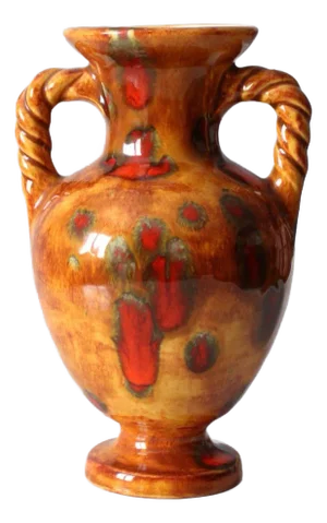 Vintage Drip Glaze Vase