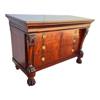 Ralph Lauren Granite Top Chest of Drawers For Sale
