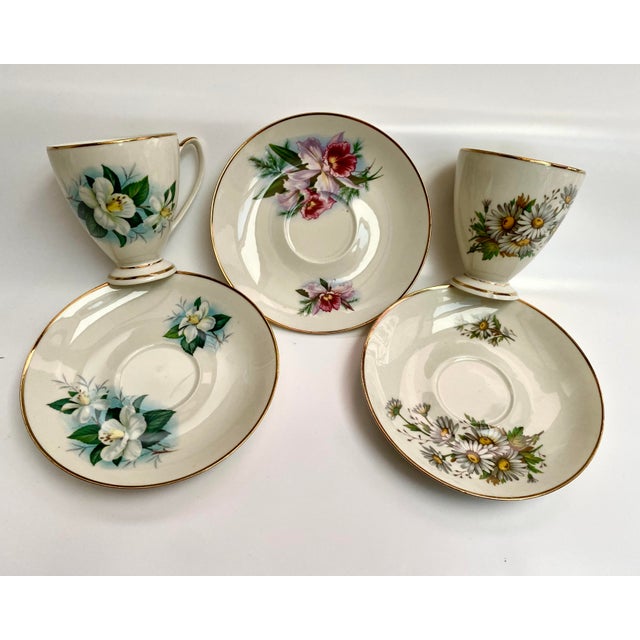 Vintage Porcelain Tea/Coffee Set, 1950s, Set of 11 For Sale - Image 4 of 8