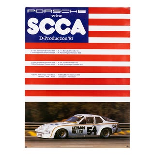 Original Porsche Poster by Werbeagentur Strenger For Sale