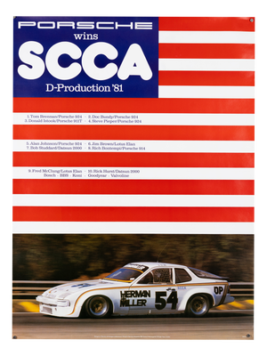 Original Porsche Poster by Werbeagentur Strenger