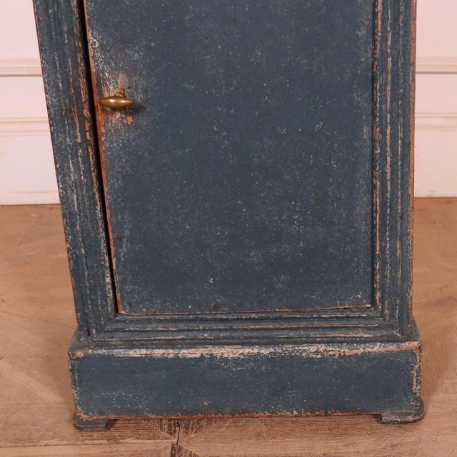 French Painted Wood Bedside Table For Sale - Image 4 of 8