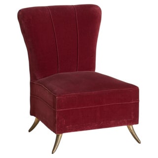 Italian Accent Chair in the Manner of Guglielmo Veronesi, 1950s - 2 Available For Sale