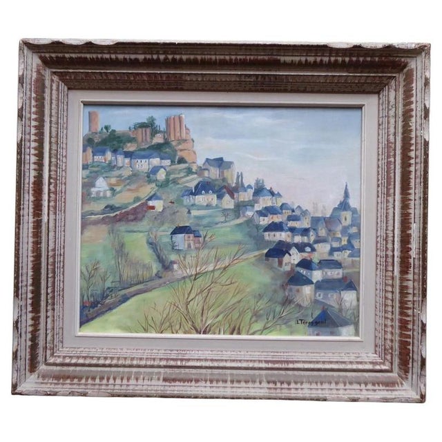 Luce Tereygeol, Landscape of Turenne, 1970s, Oil on Canvas, Framed For Sale - Image 14 of 14