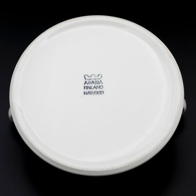 1980s Postmodern Harlekin Gold Arabia Finland Coffee, Sugar Bowl & Creamer For Sale In Louisville - Image 6 of 6