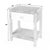 Spritely Home Accent Furniture Corfu 24 in. W Rectangular Rattan 1 Drawer Nightstand with Lower Open Shelf For Sale - Image 4 of 11
