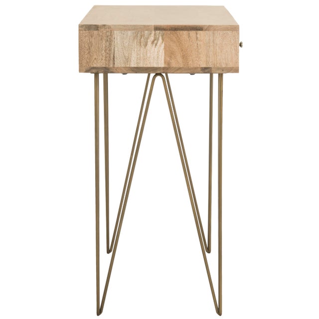 Kate Desk in Natural For Sale - Image 4 of 10