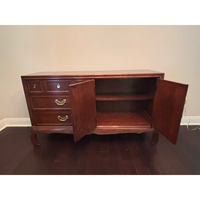 Transitional 1980s Bernhardt Buffet For Sale - Image 3 of 16