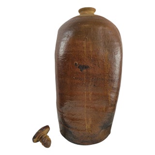 Bohemian Stoneware Acid Bottle from Starck Works Břasy, 1903 For Sale