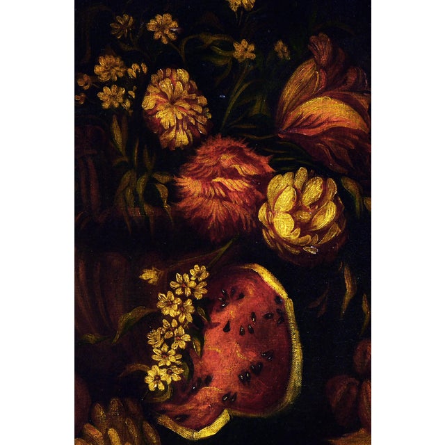 Modern Jean-Louis Chardin, French Still Life with Fruit, 1960s, Oil on Canvas For Sale - Image 3 of 8