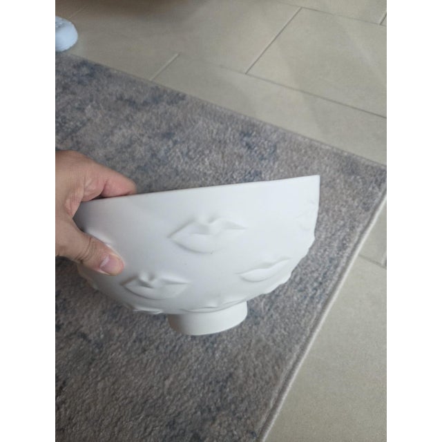 Jonathan Adler Galalips Bowl White For Sale - Image 4 of 5