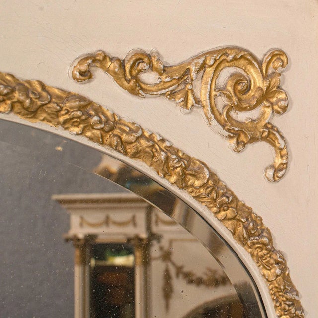 1910s 1900s Antique Victorian Overmantle Italian Mirror For Sale - Image 5 of 10