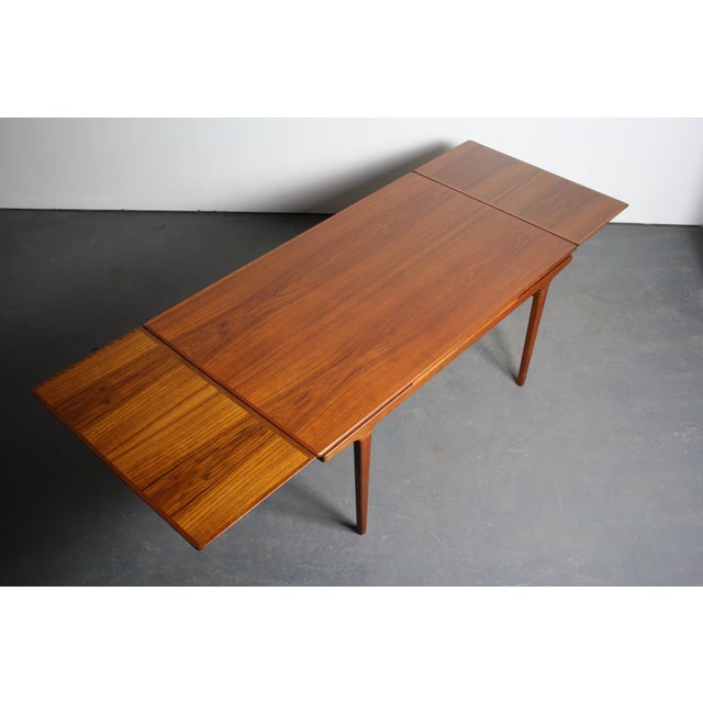 Arne Vodder Arne Vodder Teak Danish Modern Extension Table For Sale - Image 4 of 5
