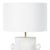 The Maya Table Lamp is rich with primitive, sculptural beauty. Maya's cast metal body and paper maché finish is the...