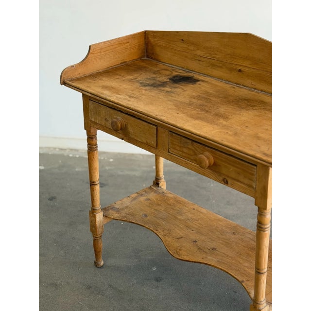 1940s Pine Console For Sale - Image 15 of 18