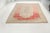 Vintage Turkish Oushak Rug With Pastel Coral Field and Muted Medallion For Sale - Image 6 of 9