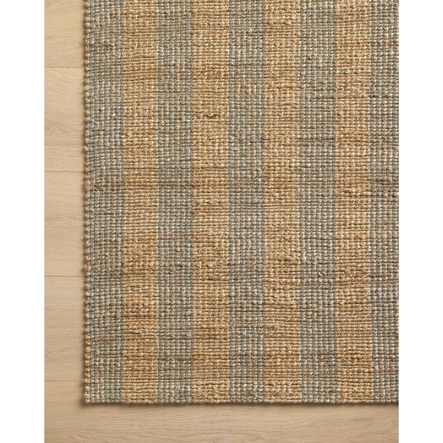 2020s Chris Loves Julia x Loloi Judy Natural / Sky 9'-3" x 13' Area Rug For Sale - Image 5 of 6