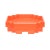 Transitional Japandi Tray in Orange For Sale - Image 3 of 4