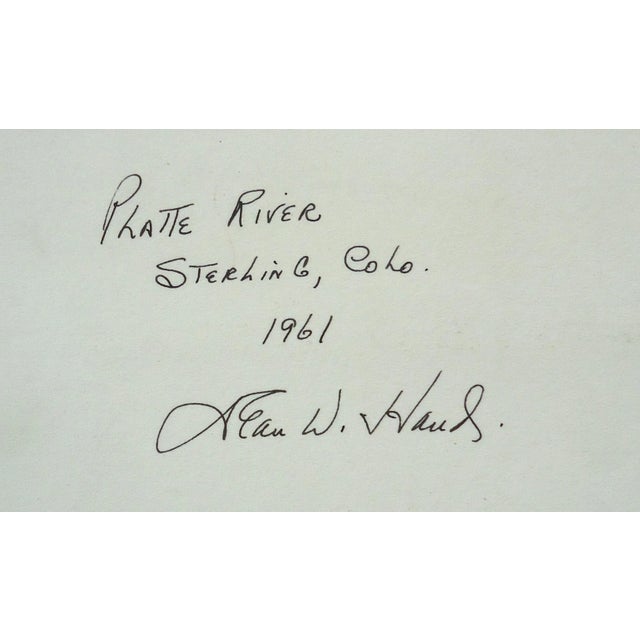 Dean W Hand Mid-Century "Platte River" Nature Photograph For Sale - Image 4 of 5