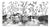 Silver‑Leaf Hand‑Painted Wall Panels, Set of 5, Woodland Wildlife Silhouette Mural For Sale