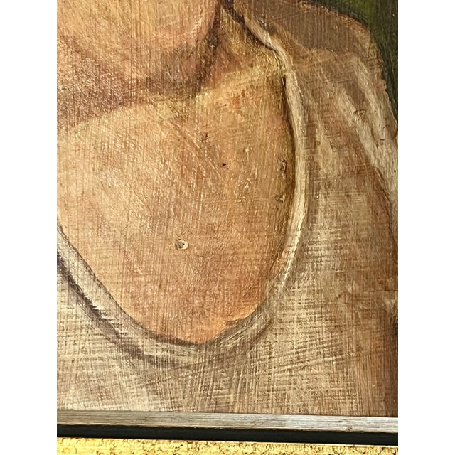 1960’s Portrait of a Young Male Artist Oil on Board For Sale - Image 12 of 12