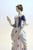 Ceramic Holloháza Porcelain Figurine Lady With Mirror For Sale - Image 7 of 11