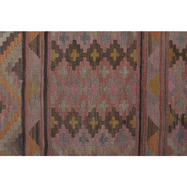 Turkish Handmade Stair Kilim Runner 2'4'' X 22'10'' For Sale In Philadelphia - Image 6 of 13