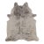 Rug & Kilim’s Large Cowhide Rug in Light Gray and Cream Tones For Sale