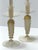 Opaline and Gold Polveri Murano Glass Candlesticks from Gabbiani, Italy, 1980s, Set of 2 For Sale - Image 9 of 10