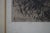 Black Antique Benjamin Lander Signed Waterfront House Figure in Boat Etching 21" For Sale - Image 8 of 12