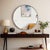 Contemporary Steele Polished Silver Round Mirror For Sale - Image 3 of 10