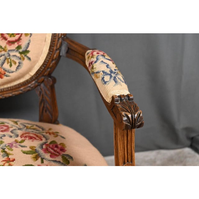 Louis XVI Stained Beechwood Sofa, 1920 For Sale - Image 11 of 18