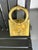 Vintage Solid Brass Ring Door Knocker With Square Backplate, Classic Architectural Hardware For Sale - Image 4 of 5