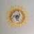 Murano Murano Chandelier Ceiling Light Original Palmette, Amber Glasses and Transparent Glass For Sale - Image 4 of 6