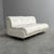 Remarks: Vintage Space Age lounge sofa, Germany 1970s. Wooden frame and upholstered with white leather. Sofa is in very...