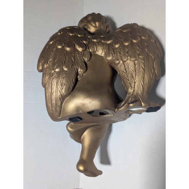 French Putti Cherub Angel Sculpture Sitter For Sale - Image 14 of 17