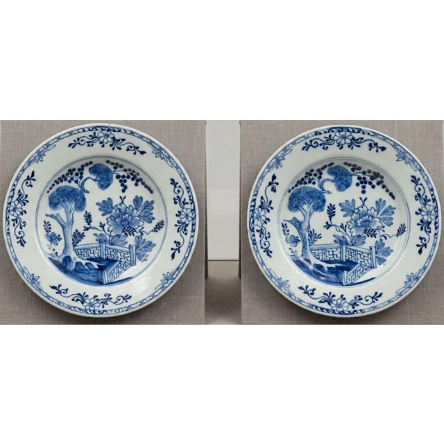 Late 18th Century 18th-Century Delftware Plates With Maker's Mark, a Pair For Sale - Image 5 of 8