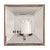 The Lydia Mirror features a square mirrored frame trimmed with an antique gold beaded border. The mirrored frame on this...