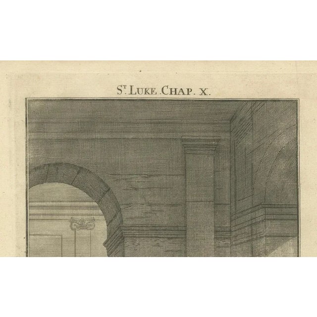 Christ with Mary and Martha, Luke X Martha Reproved, 1735, Engraving For Sale - Image 4 of 10