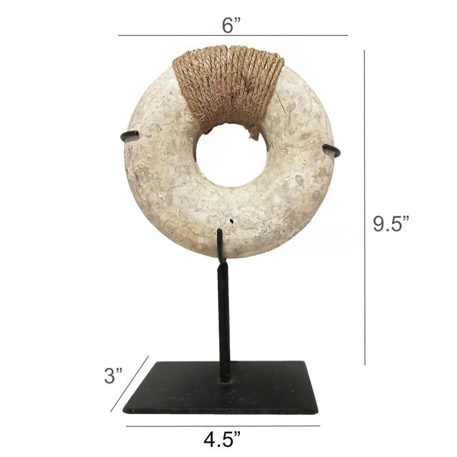 Indonesian Stone Bracelet on Stand, Contemporary For Sale - Image 9 of 10