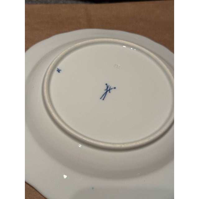 Traditional Late 19th Century Twelve Meissen Dessert Plates For Sale - Image 3 of 7