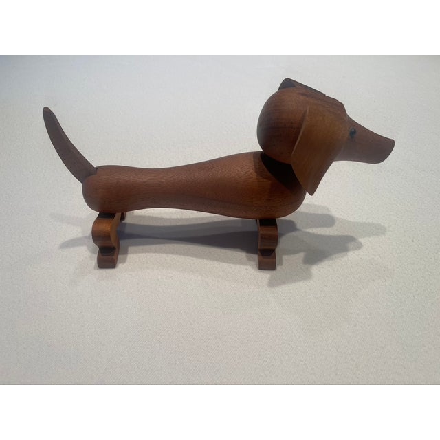 Mid-Century Modern Vintage Signed Kay Bojesen Dachshund For Sale - Image 3 of 14