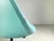 Moroso Swivel Leather Armchair in Blue Turquoise from Patricia Urquiola Swivel For Sale - Image 6 of 12