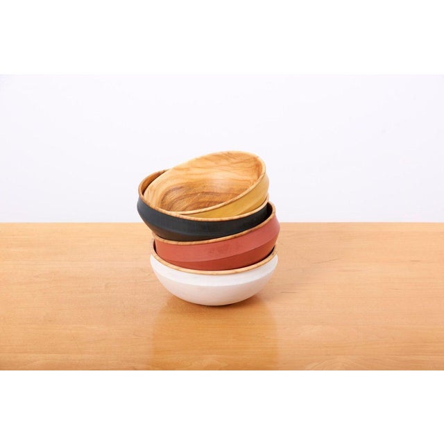 Wooden Bowls by Fabian Fischer, Germany, 2020, Set of 4 For Sale - Image 3 of 7