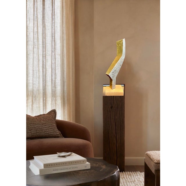 Scott Donadio Large Abstract Steel Sculpture (33” High) For Sale - Image 12 of 12