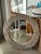 Glass Vintage Seashell Shell Encrusted Round Circular Palm Beach Wall Mirror For Sale - Image 7 of 11